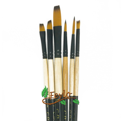 Pinceles Tigre Art. 663 X 5 Surtidos