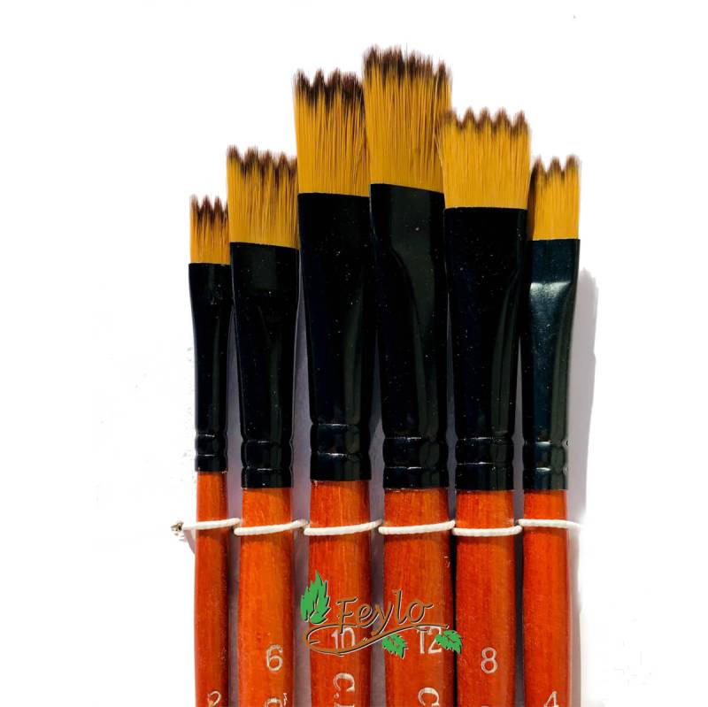 Pinceles Tigre  Art. 816  Set Entrecortado X 6 Unid.