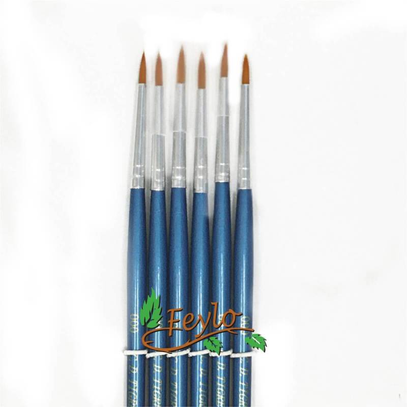 Pinceles Tigre Art. 255 Set Redondo X 6 Unid.