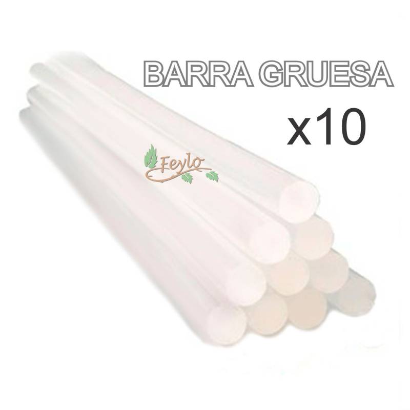 Promo Silicona Pegamento En Barra Gruesa X 10