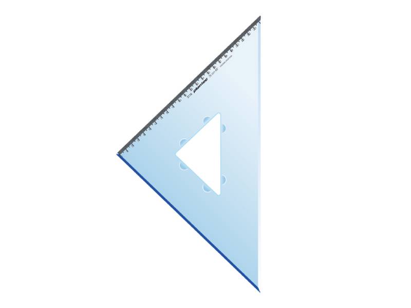 Escuadra 25Cm. 45º Con Mm