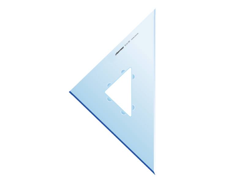 Escuadra 30Cm. 45º Sin Mm