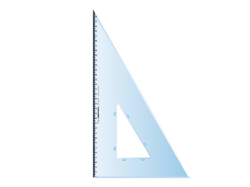 Escuadra 30Cm. 60º Con Mm