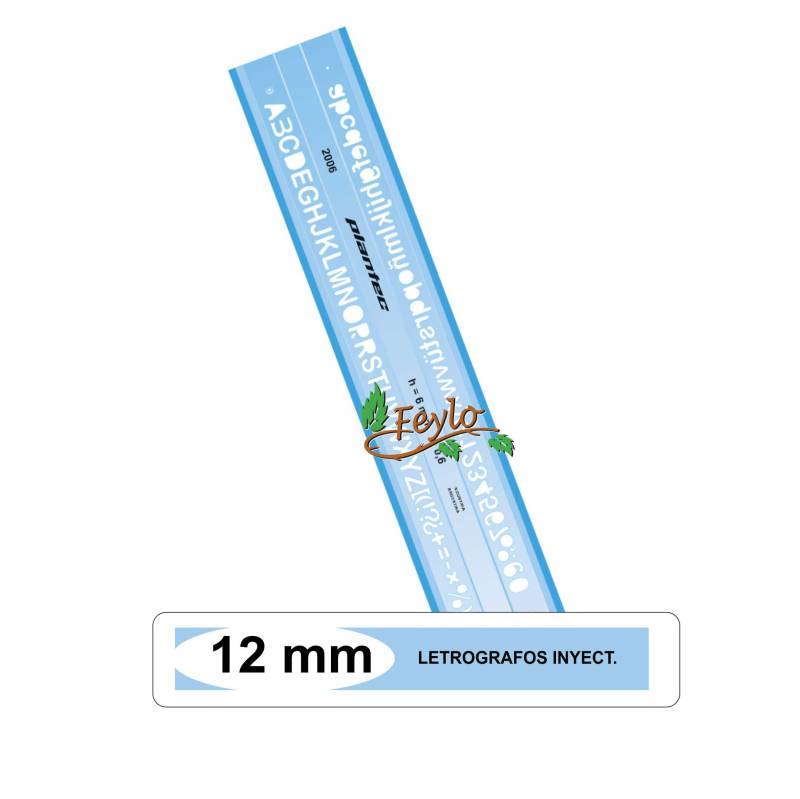 Letrografos Inyect.plantecaltura 12 Mm