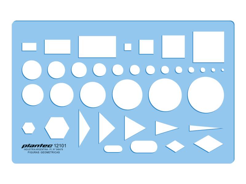 Plantillas Plantec Figuras Geométricas