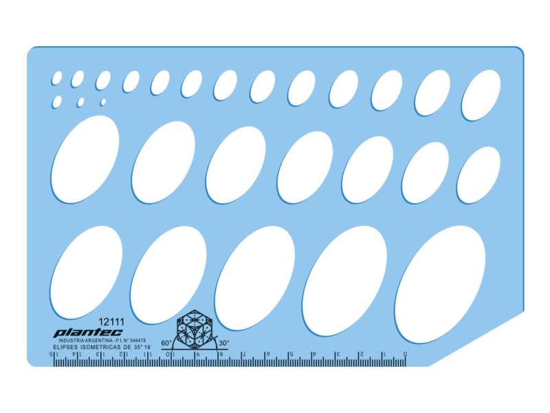 Plantillas Plantec Elipses Isométricas