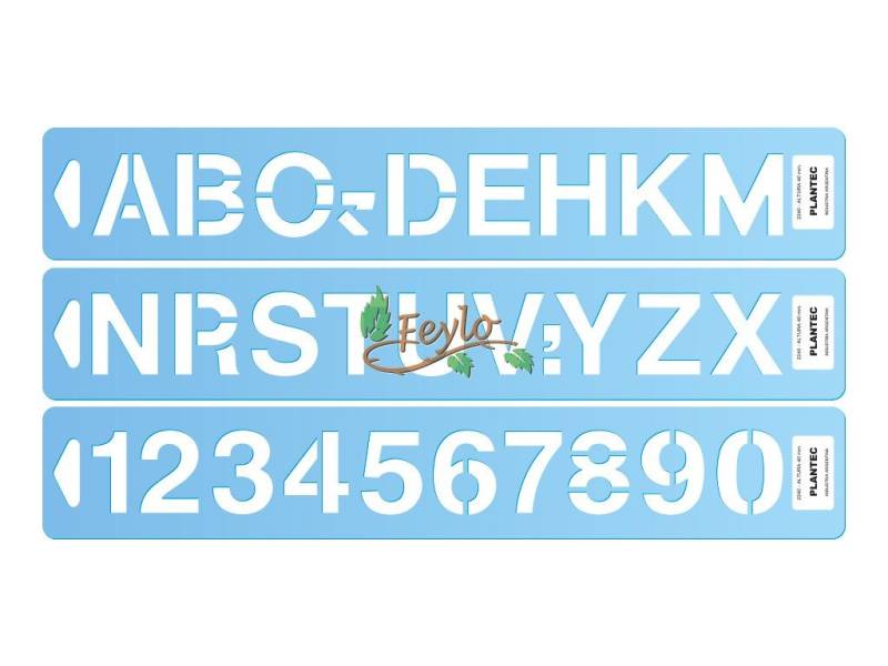 Letras Y Numeros Helvetica Pvc 60 M
