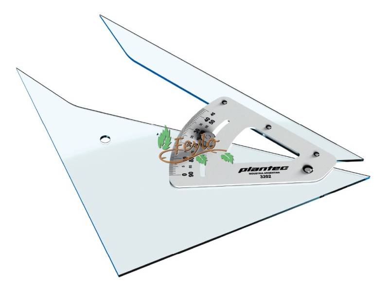 Escuadra De Ang. Variable De 30 Cm De Hipotenusa