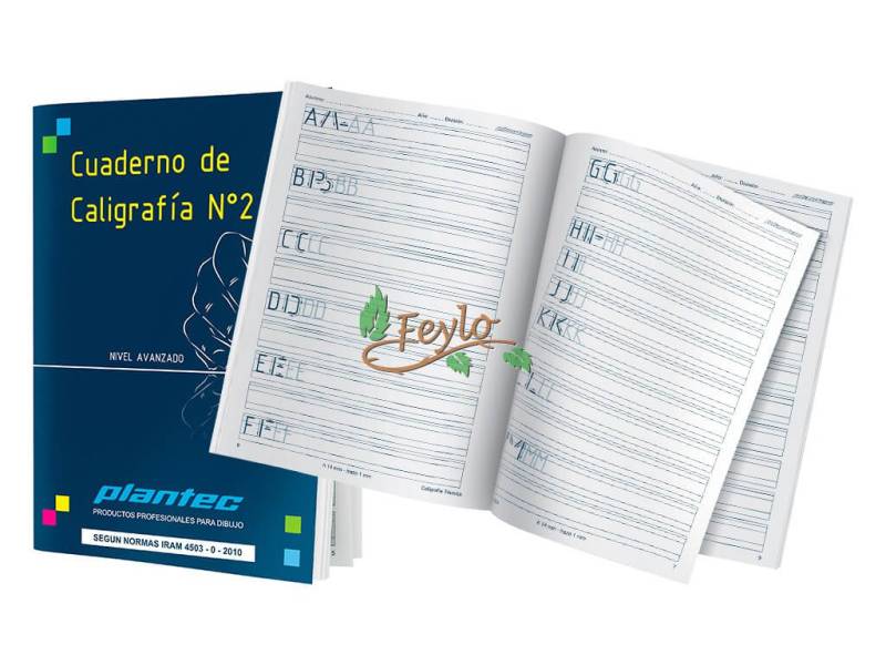 Cuaderno De Caligrafia Nivel Avanzado Plantec Nº2