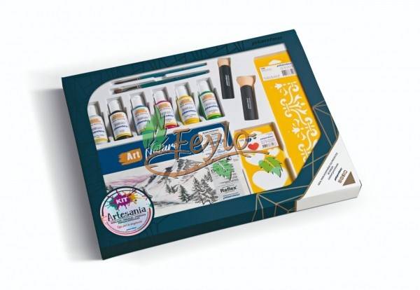 Kit Artesanias Acrilicos/Block /Stenciles (Plantec)