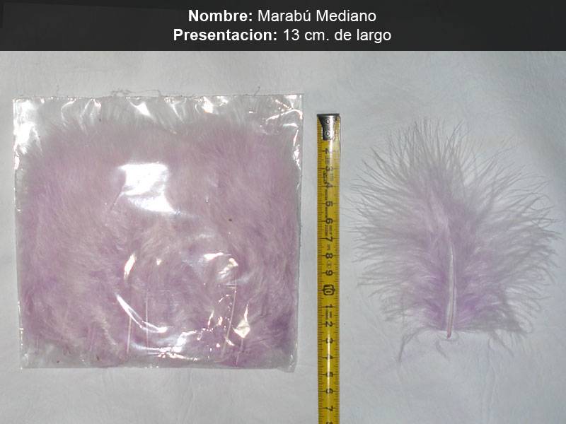 Plumas Marabu Mediano X 50 Un.