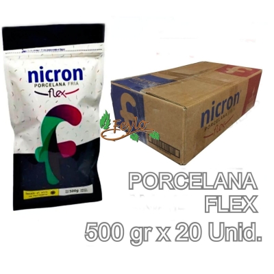 Porcelana Fria Nicron Flexible X 500 Gs X Caja (20 Unid)