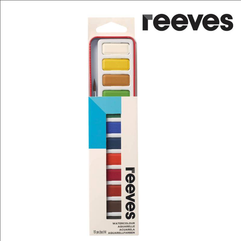 Set Acuarela Metal Tin X 12 Pastillas + 1 Pincel