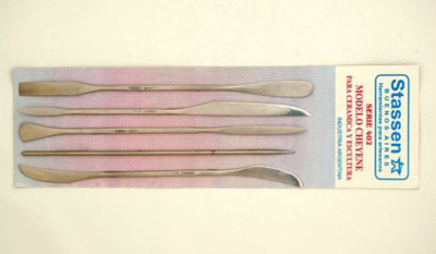 Stassen Juego De Estecas De Ac. Inox. Para Cerámica Mod. Cheyene X 5 E