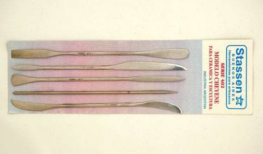 Stassen Juego De Estecas De Ac. Inox. Para Cerámica Mod. Cheyene X 5 E