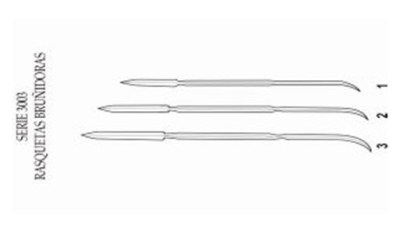 Stassen Rasquetas Bruñidoras Nº 1-2-3