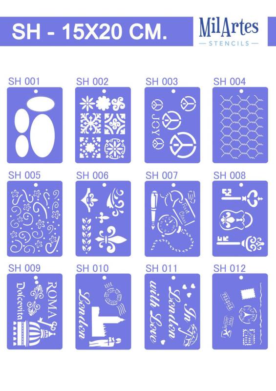 Stencil Sh 15X20