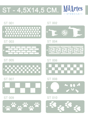 Stencil St 4,5 X1 4,5
