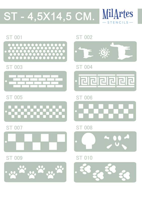 Stencil St 4,5 X1 4,5