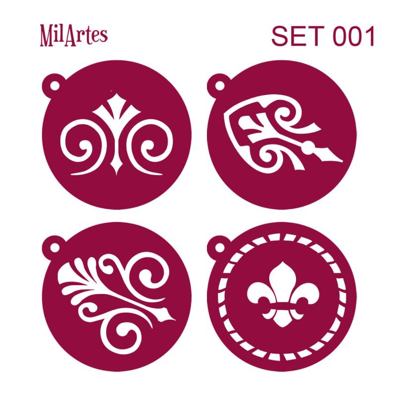 Stencil Set Mediano  7Cm Aprox