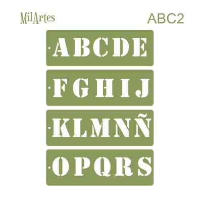 Stencil Abc2  (5Cm) 