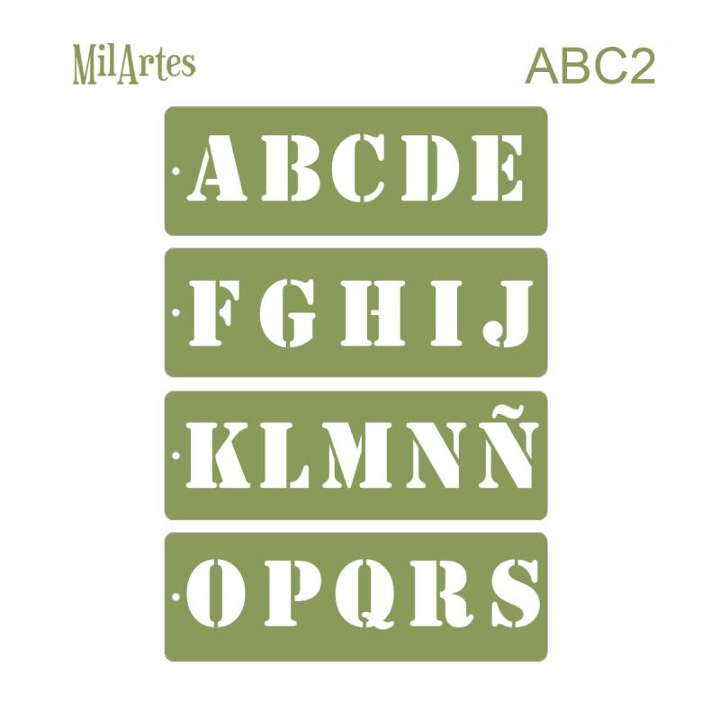 Stencil Abc2  (5Cm)