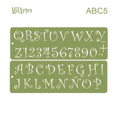 Stencil Abc5 (3Cm)