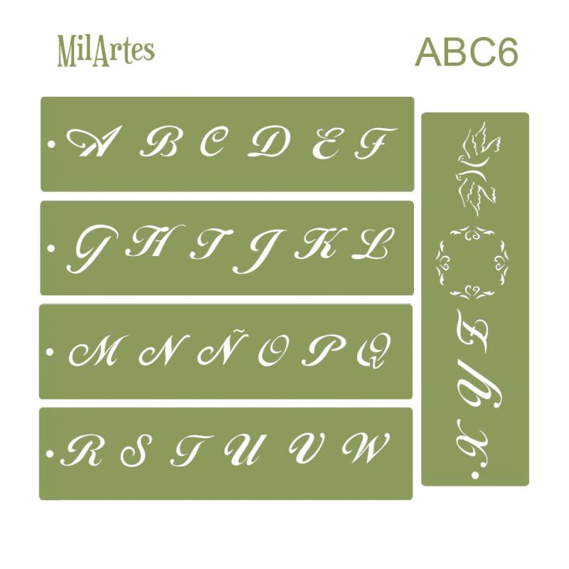 Stencil Abc 6 (2.5Cm)