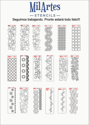 Stencil Sn 10X 30 Cm