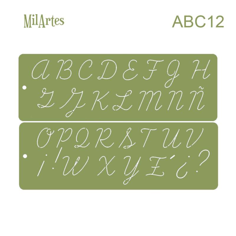 Stencil Abc 12 (3 Cm)