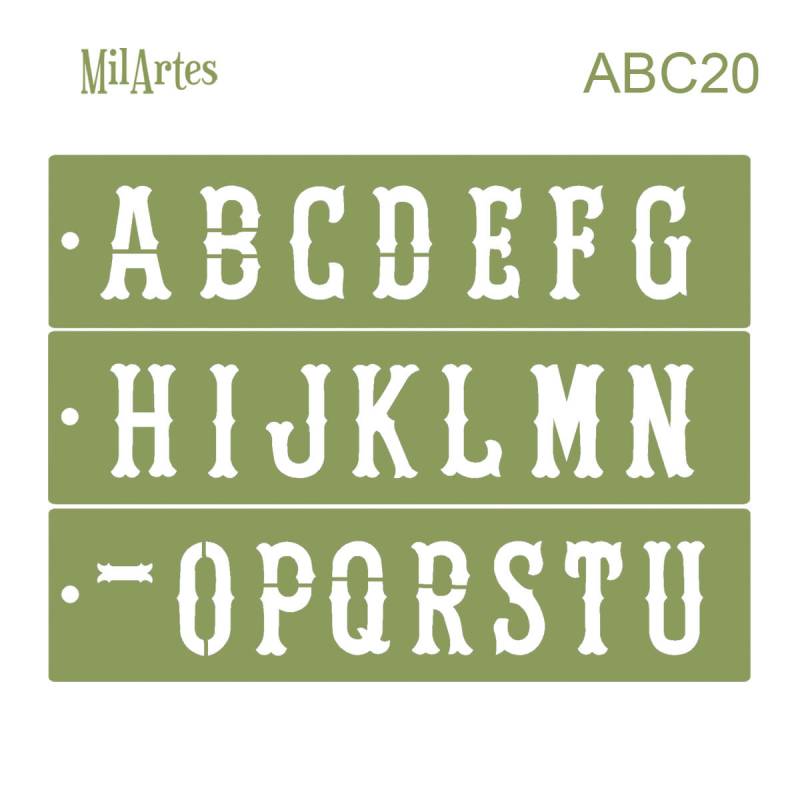 Stencil Abc 20 (6.5 Cm)