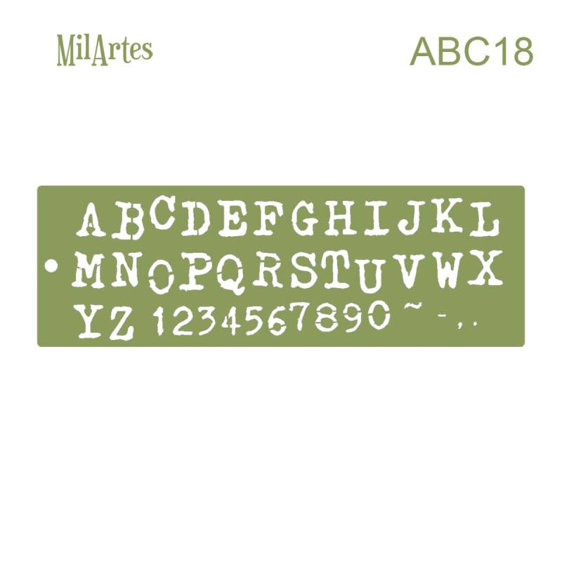 Stencil Abc 18 (2 Cm)