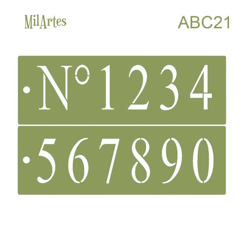 Stencil Abc 21 (n5 Cm)