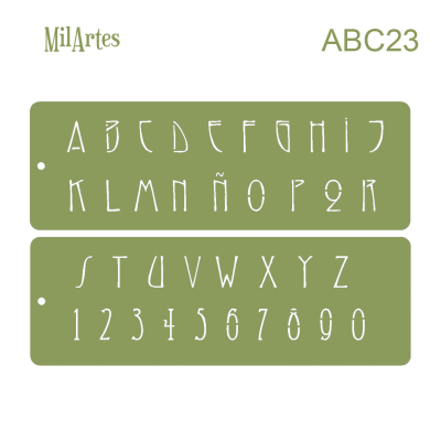 Stencil Abc 23 (2.5Cm)