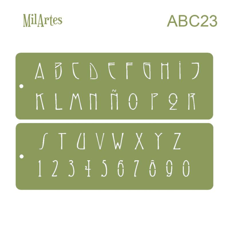 Stencil Abc 23 (2.5Cm)