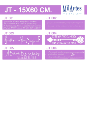 Stencil Jt 15X60