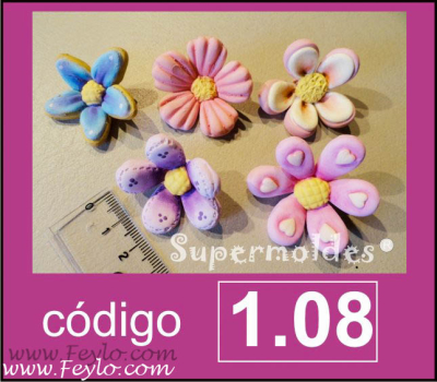 Flor Centro Y Petalos Intercambiables