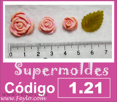 Rosas 3U Y Hoja De Rosa