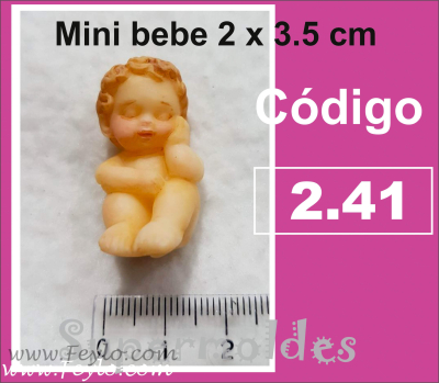 Bebe Mini Sentado 1 Mano En Cara