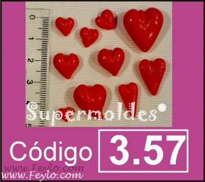 Corazones X 10 U