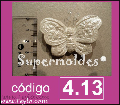 Mariposa Entera Labrada Calada