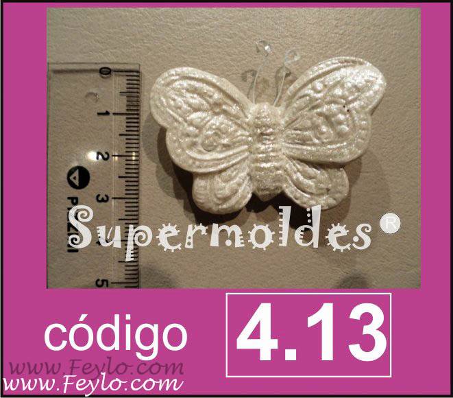 Mariposa Entera Labrada Calada