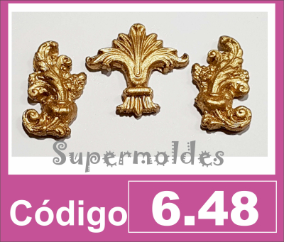 Moldura X 3U  4 Cm Largo