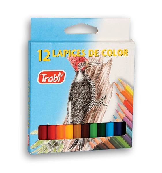 Lapices Trabi Largo Pinturitas X 12