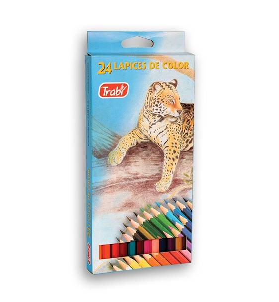 Lapices Trabi Largo Pinturitas X 24