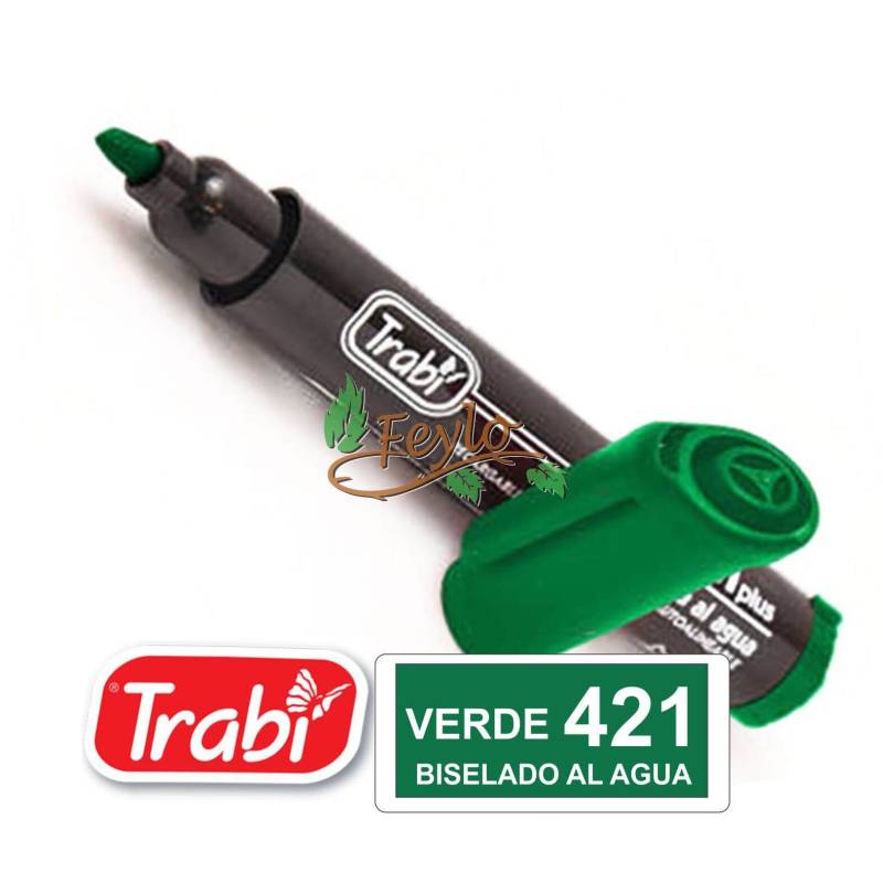 Marcadores Al Agua Marker Biselado 421 Verde
