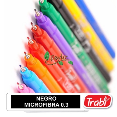 Microfibra  Al Agua Fine Liner 0.3 Negra