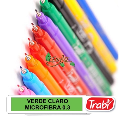 Microfibra  Al Agua Fine Liner 0.3 Verde Claro