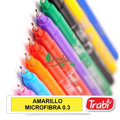 Microfibra  Al Agua Fine Liner 0.3 Amarillo