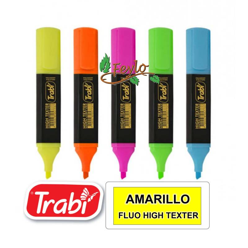 Resaltador  Trabi High Texter Fluo Amarillo